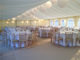 Classical PVC White Catering Tents With Furniture Packages Lightweight