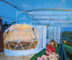 Fire Retardant Transparent PVC Glamping Dome Tent For Resort Development